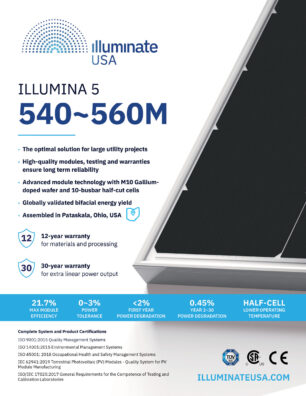 Illuminate USA_Product Datasheet_IL5-72 HBD 540~560 10BB